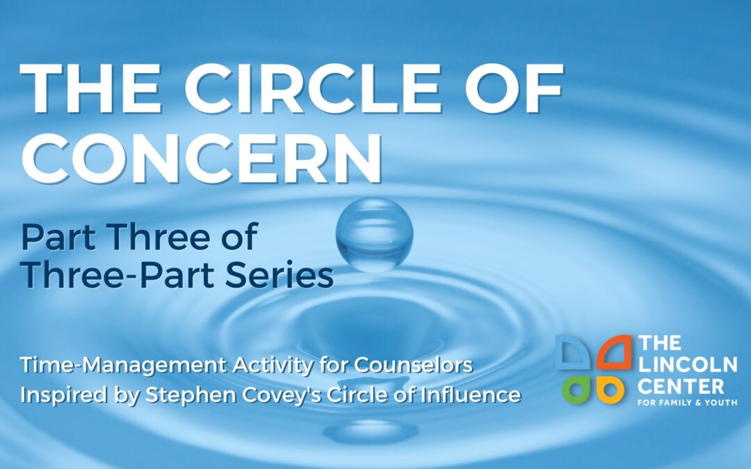 An Activity to Help Counselors Set Realistic Expectations – Pt. 3: The Circle of Concern